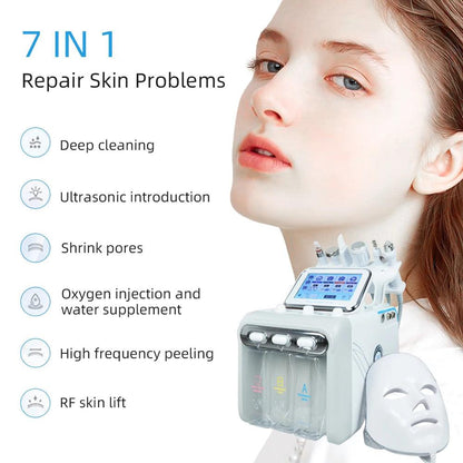 Hydro Water Oxygen Jet Peel Machine Oxy Spray Facial Machine Face Cleaning RF Lifting Dermabrasion Skin Care Beauty Device Spa - MANDOTOS