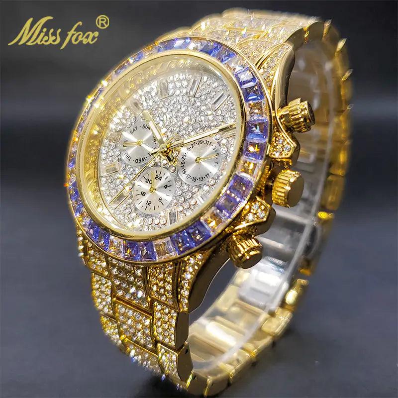 Gold Luxe Men's Waterproof Watch - MANDOTOS