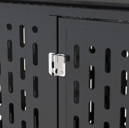 Indestructible 45" Dual-Door Dog Kennel - MANDOTOS