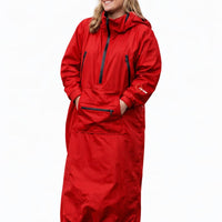 IWOM WeatherShield Convertible Jacket shown front view, lightweight waterproof outerwear with adjustable features and multiple pockets.