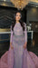 Iyza Belaar Fariza long sleeve modest evening dress with intricate beaded embellishments and elegant design.