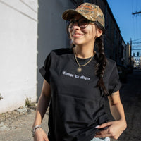 JZD CLM Tee shirt in soft fabric, featuring a classic crew neck and JZD branding on the front, casual and comfortable top.