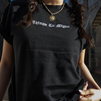 JZD CLM Tee shirt in soft fabric with a classic fit, featuring a simple crew neck and short sleeves.