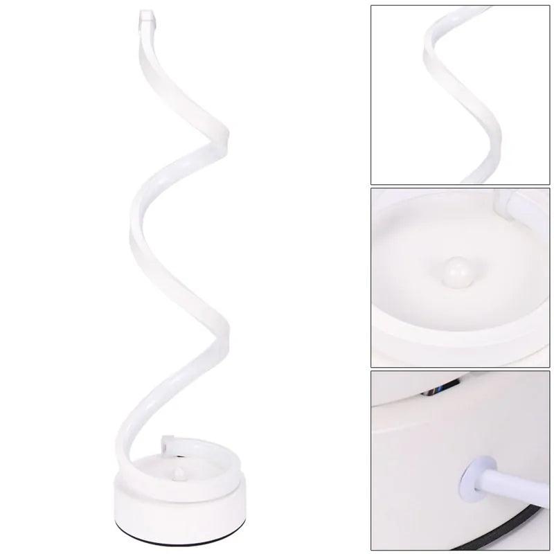 LED Elegance Spiral Desk Light - MANDOTOS