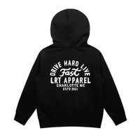 Little Rad Things Baby & Toddler The Apex Hoodie in recycled black, soft and cozy outerwear for little ones.