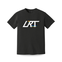 Adult Little Rad Things winged logo T-shirt featuring a bold graphic design, casual fit, and comfortable fabric.