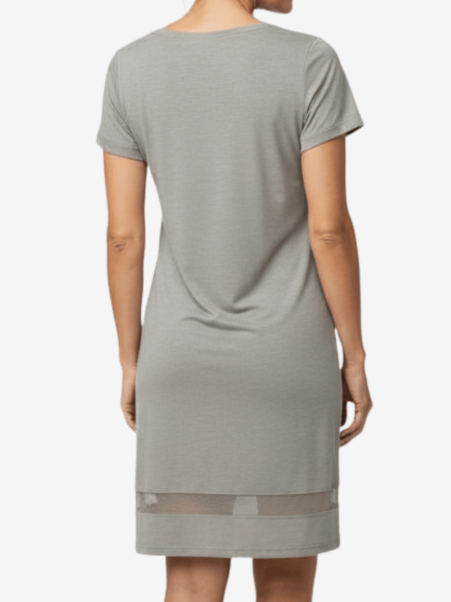 Lusome Sleep USA Gabriela Nightie chemise in soft fabric with lace details and delicate straps, designed for comfortable sleepwear.