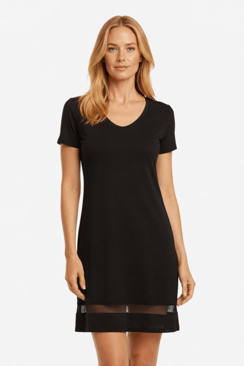 Lusome Sleep USA Gabriela Nightie chemise in soft fabric, featuring delicate lace details and a relaxed fit for comfortable sleepwear.