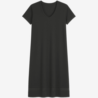 Lusome Sleep USA Gabriela Nightie chemise in soft fabric with delicate lace details, designed for comfortable, elegant sleepwear.