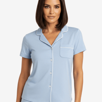 Lusome Sleep USA Donna short sleeve shirt with a relaxed fit, featuring a soft fabric and casual style.