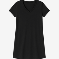 Lusome Sleep USA Eva sleepshirt, soft and comfortable sleepwear with a relaxed fit, shown in a cozy bedroom setting.