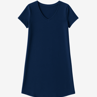Lusome Sleep USA Eva Sleepshirt displayed on a hanger, soft fabric, relaxed fit, casual sleepwear for women.