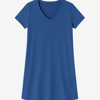 Lusome Sleep USA Eva sleepshirt displayed, soft fabric, relaxed fit, in a cozy, stylish sleepwear design.