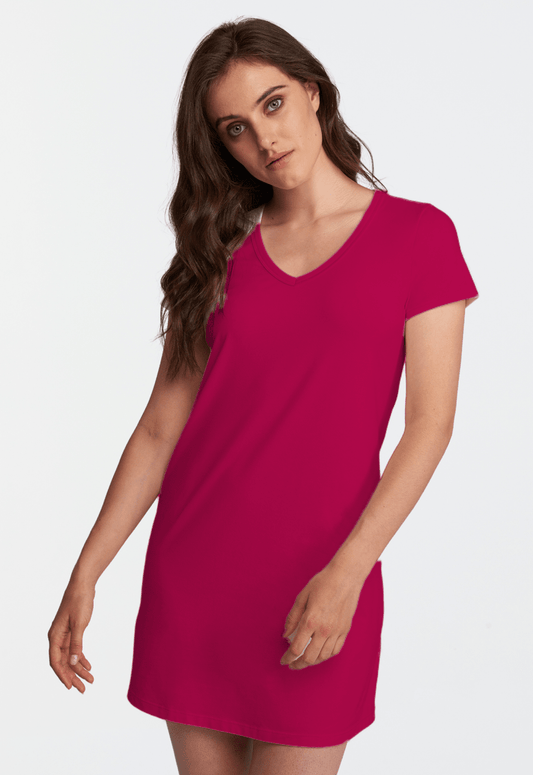 Lusome Sleep USA Eva sleepshirt in soft fabric with a relaxed fit, featuring a classic design ideal for comfortable sleepwear.