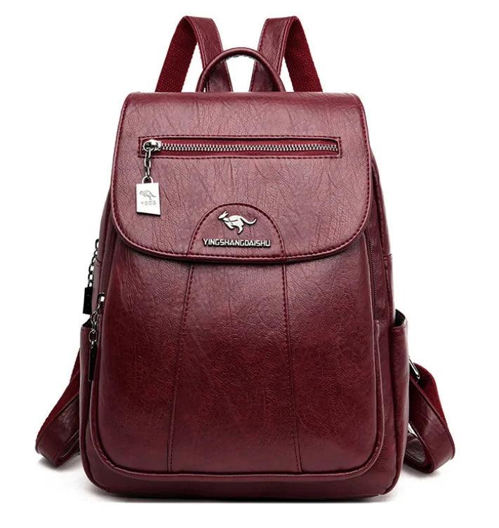 Luxury Embossed Leather Backpacks - MANDOTOS
