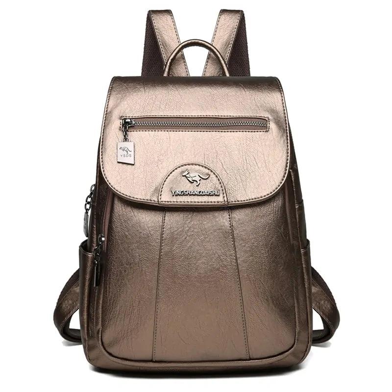 Luxury Embossed Leather Backpacks - MANDOTOS