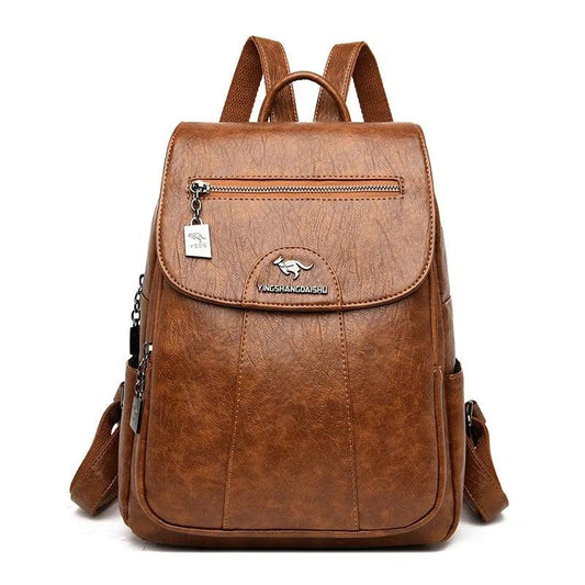 Luxury Embossed Leather Backpacks - MANDOTOS