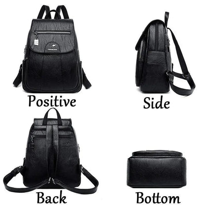 Luxury Embossed Leather Backpacks - MANDOTOS