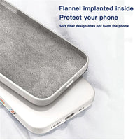 luxury Liquid Silicone Case for Samsung S24 Galaxy S20 S21 S22 S23 FE Plus Note10 20 A52 A31 A41 A71 A51 A72 A70 A50 Coque - MANDOTOS