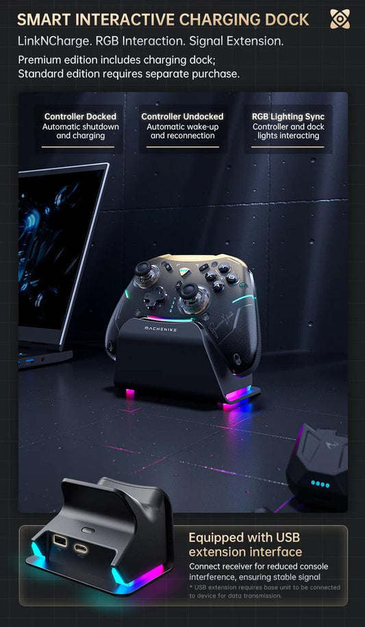 MACHENIKE G5Pro V2 Ultimate Gaming Controller Optical Trigger ABXY Button Hot-Swappable Joystick 4K Resolution For Switch PC - MANDOTOS