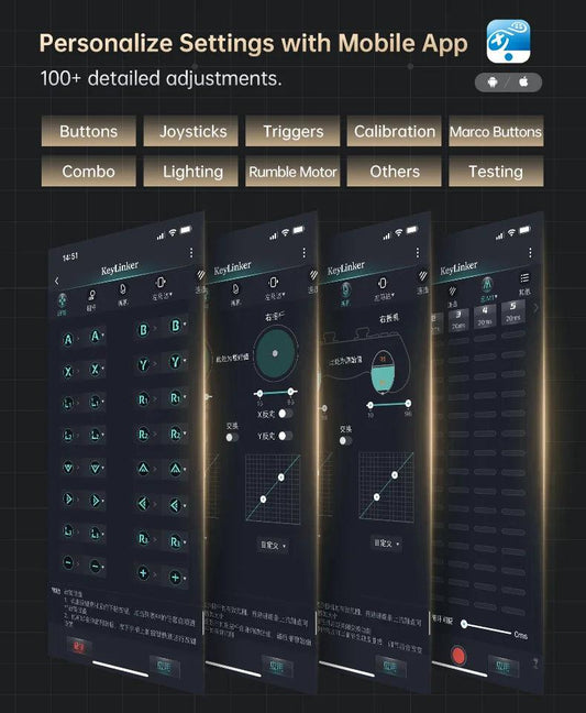 MACHENIKE G5Pro V2 Ultimate Gaming Controller Optical Trigger ABXY Button Hot-Swappable Joystick 4K Resolution For Switch PC - MANDOTOS