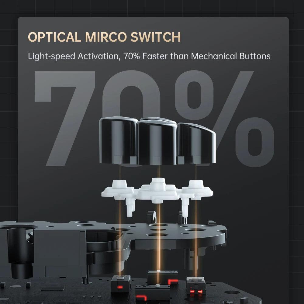 MACHENIKE G5Pro V2 Ultimate Gaming Controller Optical Trigger ABXY Button Hot-Swappable Joystick 4K Resolution For Switch PC - MANDOTOS