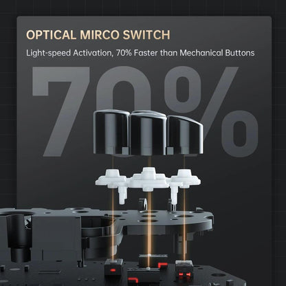 MACHENIKE G5Pro V2 Ultimate Gaming Controller Optical Trigger ABXY Button Hot-Swappable Joystick 4K Resolution For Switch PC - MANDOTOS