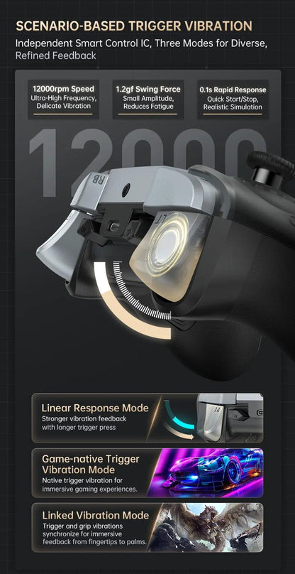 MACHENIKE G5Pro V2 Ultimate Gaming Controller Optical Trigger ABXY Button Hot-Swappable Joystick 4K Resolution For Switch PC - MANDOTOS