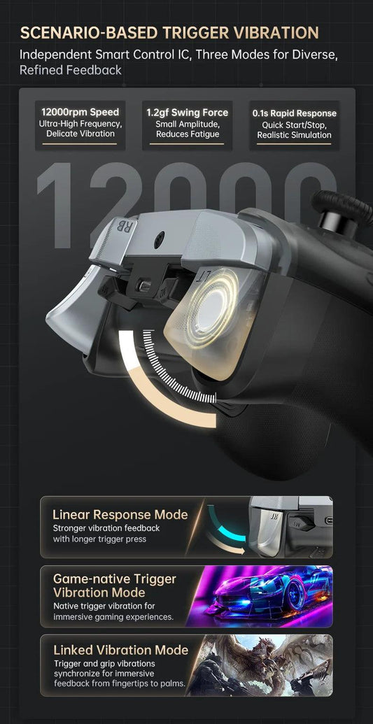 MACHENIKE G5Pro V2 Ultimate Gaming Controller Optical Trigger ABXY Button Hot-Swappable Joystick 4K Resolution For Switch PC - MANDOTOS