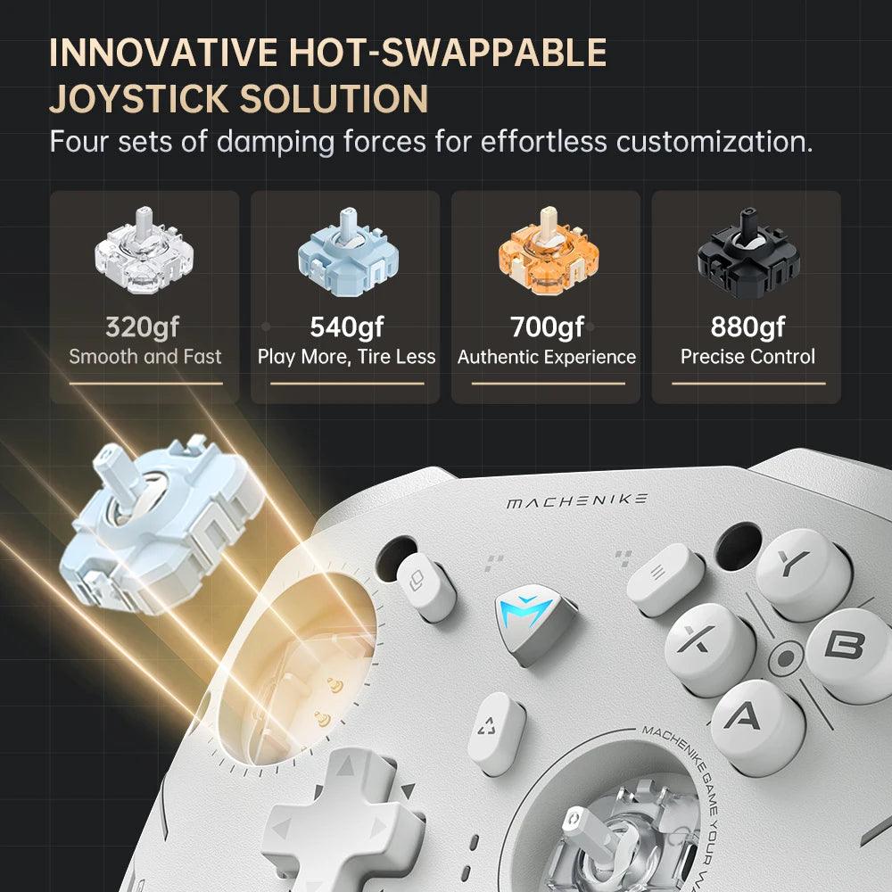 MACHENIKE G5Pro V2 Ultimate Gaming Controller Optical Trigger ABXY Button Hot-Swappable Joystick 4K Resolution For Switch PC - MANDOTOS