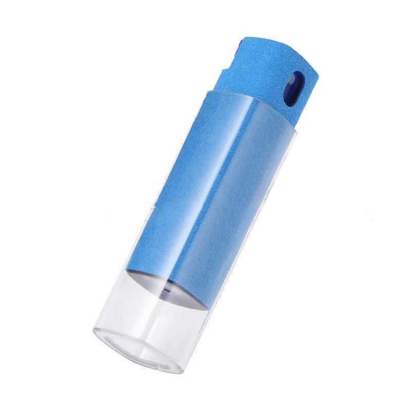 MANDOTOS 2-in-1 phone and computer screen cleaner kit with microfiber cloth for dust removal and screen cleaning.