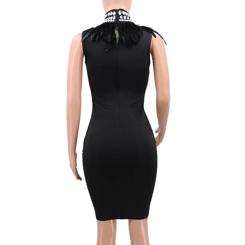 Mandotos bandage beads evening dress with intricate beadwork and fitted silhouette, perfect for formal occasions.