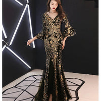 Mandotos princess evening dress, slim fit gown with elegant design, suitable for formal events and special occasions.