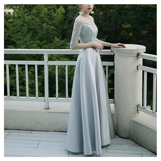 Elegant MANDOTOS women's evening dress for banquets and parties, featuring a stylish and sophisticated design.