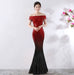 Mandotos long birthday party dress for women, slimming fit, elegant design, perfect for celebrations and special occasions.