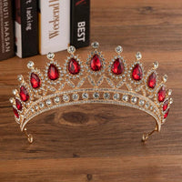 Elegant bridal crown by MANDOTOS with alloy and diamond accents, perfect for wedding or special occasion headdresses.