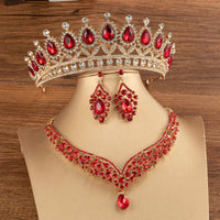 Elegant bridal crown made of alloy with diamond accents, perfect as a wedding headdress by MANDOTOS.