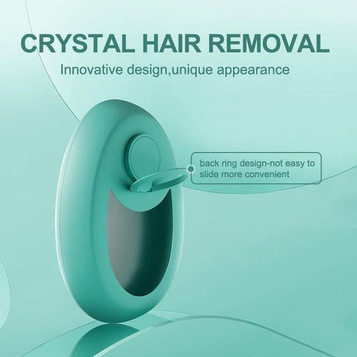 Mandotos CJEER Upgraded Crystal Hair Removal Magic Eraser for women and men, showing the sleek, handheld hair removal device.