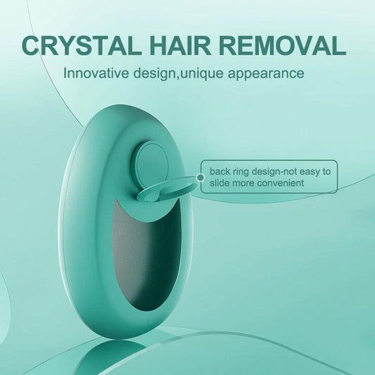Mandotos CJEER Upgraded Crystal Hair Removal Magic Eraser for women and men, showing the sleek, handheld hair removal device.