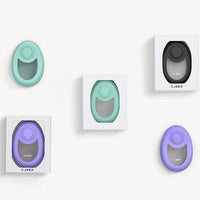Mandotos upgraded crystal hair removal magic eraser for women and men, showing the smooth, translucent crystal tool in hand.
