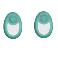 Mandotos CJEER upgraded crystal hair removal magic eraser for women and men, showing the sleek, transparent hair removal device.