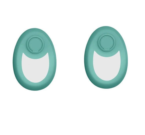 Mandotos CJEER upgraded crystal hair removal magic eraser for women and men, showing the sleek, transparent hair removal device.