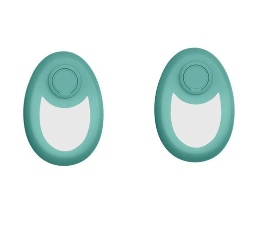 Mandotos CJEER upgraded crystal hair removal magic eraser for women and men, showing the sleek, transparent hair removal device.