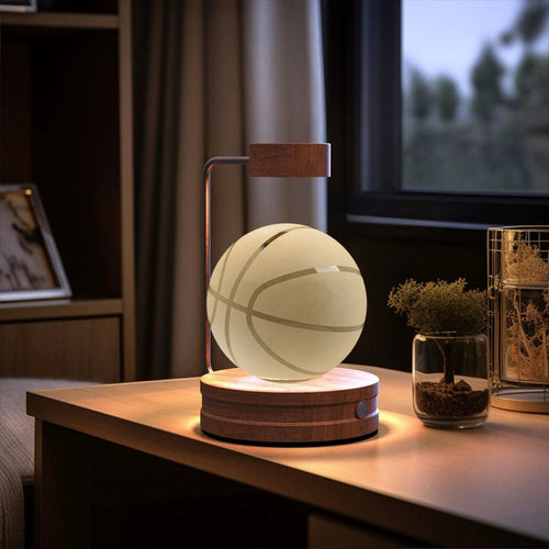 Mandotos cosmic dinosaur crystal ball indoor night light with warm USB-powered glow, ideal for bedside or birthday gift.