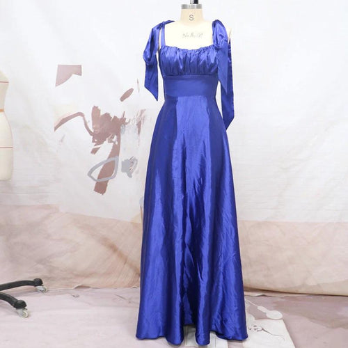 Mandotos sleeveless camisole gown, elegant evening bridesmaid dress for women, stylish and comfortable for special occasions.