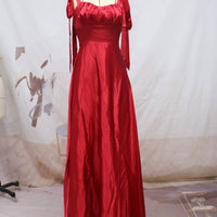 Mandotos sleeveless camisole gown, elegant evening bridesmaid dress for women, stylish and comfortable formal dress.
