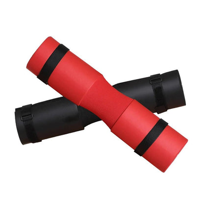 Mandotos foam barbell pad cover for squat workouts, providing comfort and support during gym exercises