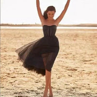 Red long evening bandage formal dress for women by MANDOTOS, featuring a fitted silhouette and elegant design.