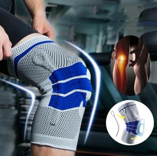 Mandotos KneePro Fitness Knee Pads providing support and protection for pain-free running and active workouts.