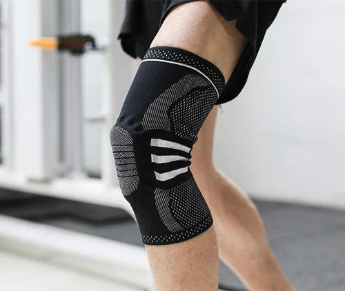 Mandotos KneePro Fitness Knee Pads providing support and protection for pain-free running and sports activities.